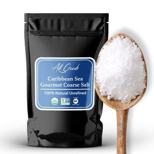 All Goods 16 OZ Coarse Sea Salt for Grinder Refill, All Natural No Additives